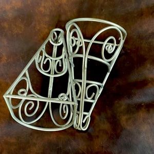 Pair of sconces.  Slight imperfections. Sturdy.